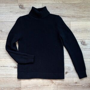 J. Crew Black Turtleneck Sweater